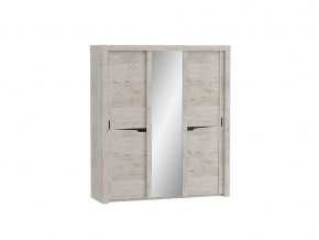 Шкаф с раздвижными дверями трехдверный Соренто Дуб Бонифаций в Миассе - miass.mebel74.com | фото 2