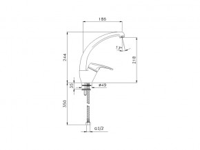 Смеситель Impact G08910 в Миассе - miass.mebel74.com | фото 2