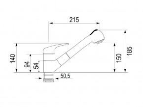 Смеситель Impact G08940 в Миассе - miass.mebel74.com | фото 2