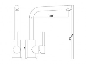 Смеситель Impact LM2104 в Миассе - miass.mebel74.com | фото 2