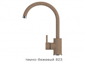 Смеситель кухонный Элара Tolero Темно-бежевый 823 в Миассе - miass.mebel74.com | фото