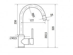 Смеситель Logic LM2101 в Миассе - miass.mebel74.com | фото 2