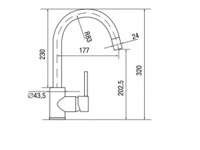 Смеситель Logic LM2101 Chrome в Миассе - miass.mebel74.com | фото 2