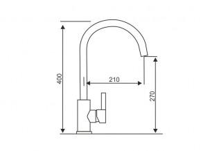 Смеситель Logic LM2102 Stainless Steel в Миассе - miass.mebel74.com | фото 2