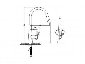 Смеситель Logic LM2181 Chrome в Миассе - miass.mebel74.com | фото 2