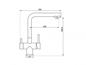 Смеситель Sprint Logic LM2192 Stainless Steel в Миассе - miass.mebel74.com | фото 2