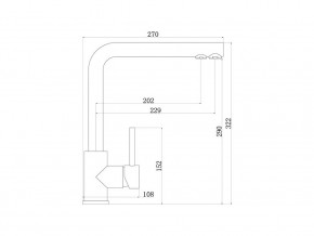 Смеситель Sprint logic LM2196 Stainless Steel в Миассе - miass.mebel74.com | фото 2