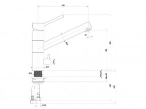 Смеситель Sprint Universal LM1391 в Миассе - miass.mebel74.com | фото 2