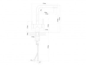 Смесители Florentina Арес Нержавеющая сталь в Миассе - miass.mebel74.com | фото 2