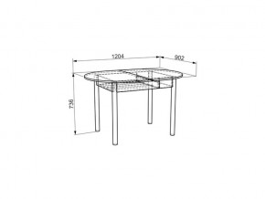 Стол обеденный Квартет венге в Миассе - miass.mebel74.com | фото 3