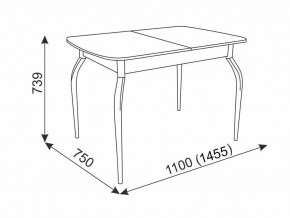 Стол обеденный Танго белый в Миассе - miass.mebel74.com | фото 3