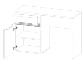 Стол туалетный S205-ТОL1D1S Ацтека белый в Миассе - miass.mebel74.com | фото 2