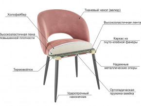 Стул Моли велюр синий в Миассе - miass.mebel74.com | фото 2