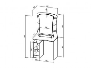 Туалетный столик Коста-Рика в Миассе - miass.mebel74.com | фото 2