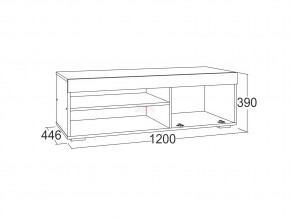 Тумба для теле-радио аппаратуры Ольга 19 в Миассе - miass.mebel74.com | фото 2