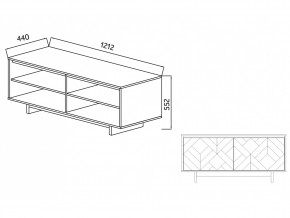 Тумба для ТВА Moderno-1200 Ф2 в Миассе - miass.mebel74.com | фото 5