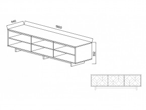 Тумба для ТВА Moderno-1800 Ф2 в Миассе - miass.mebel74.com | фото 4