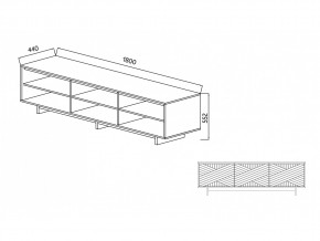 Тумба для ТВА Moderno-1800 Ф3 в Миассе - miass.mebel74.com | фото 4