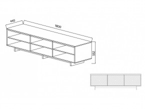 Тумба для ТВА Moderno-1800 Ф4 в Миассе - miass.mebel74.com | фото 4