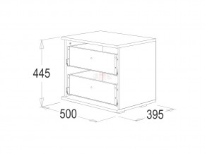 Тумба с 2-мя ящиками Ольга 14 в Миассе - miass.mebel74.com | фото 2