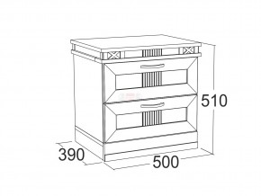 Тумба с 2-мя ящиками Ольга 18 в Миассе - miass.mebel74.com | фото 2