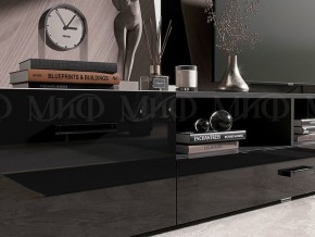 Тумба ТВ Николь Черный глянец в Миассе - miass.mebel74.com | фото 3