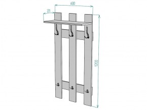 Вешалка V2 в Миассе - miass.mebel74.com | фото 3