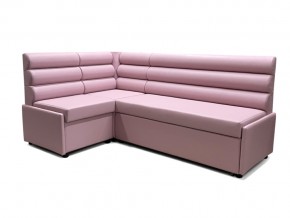 Угловой диван Призма Валики с коробами розовый в Миассе - miass.mebel74.com | фото