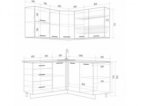 Угловой кухонный гарнитур Флоренс Грин в Миассе - miass.mebel74.com | фото 4